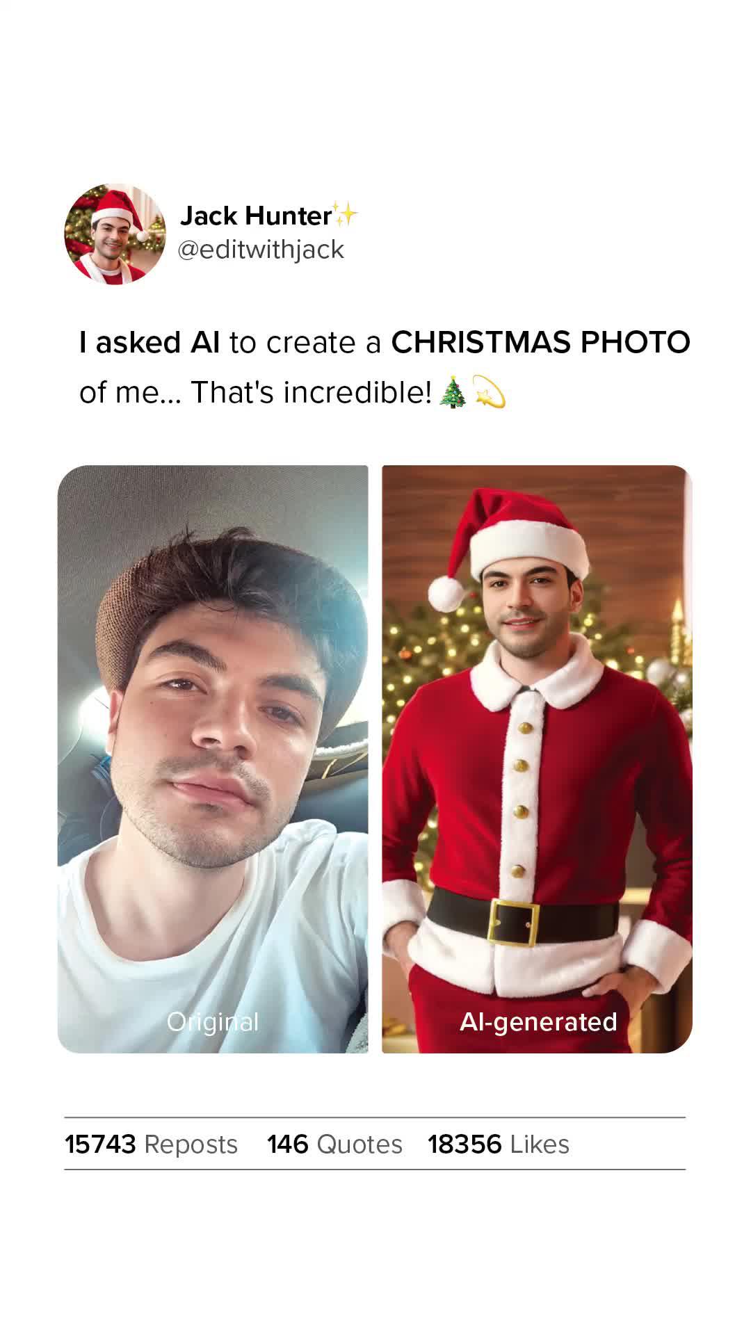 Create your AI Christmas Photo