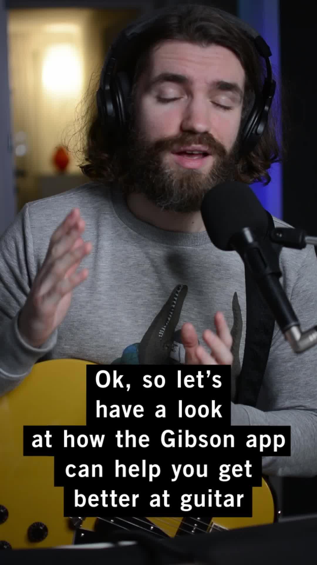 Learn chords, riffs, and licks. Get real-time feedback!