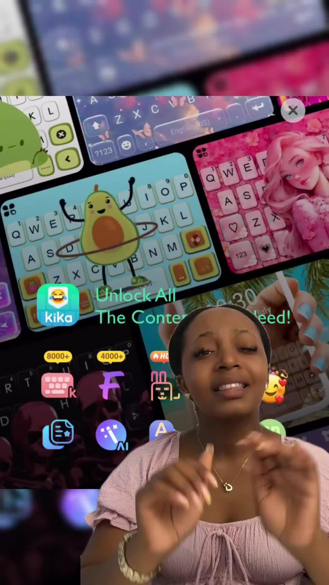 Set exclusive  keyboard& themes for your Phone!