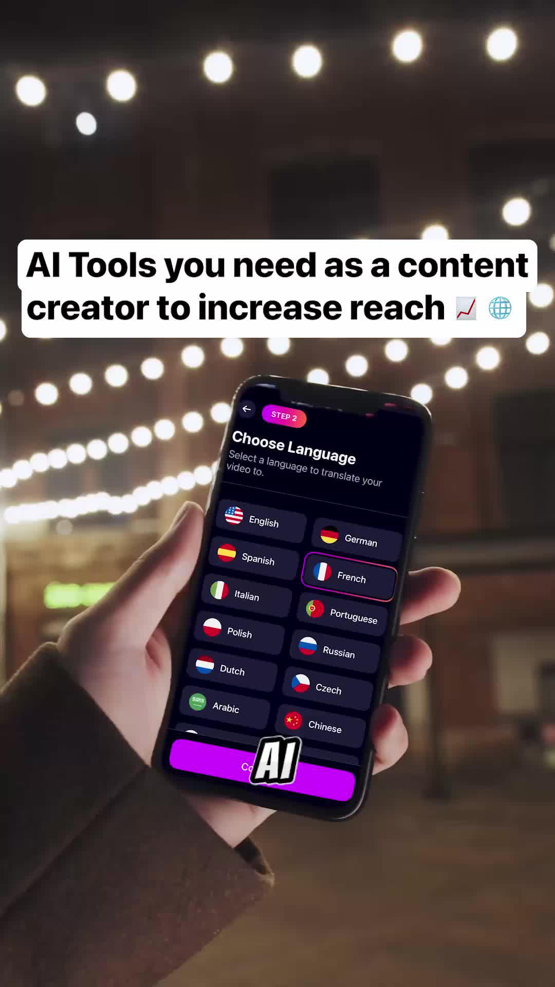 Step up your content creation game with AI Dub!