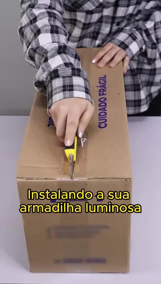 Armadilha Luminosa Maxi-30 Pega Mata Mosca Mosquito Insetos