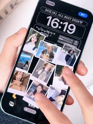 🩷ロック画面を可愛く変身させる#ホーム画面  #ロック画面  #壁紙  #ウィジェット  #iscreen  #iscreenapp  #可愛い