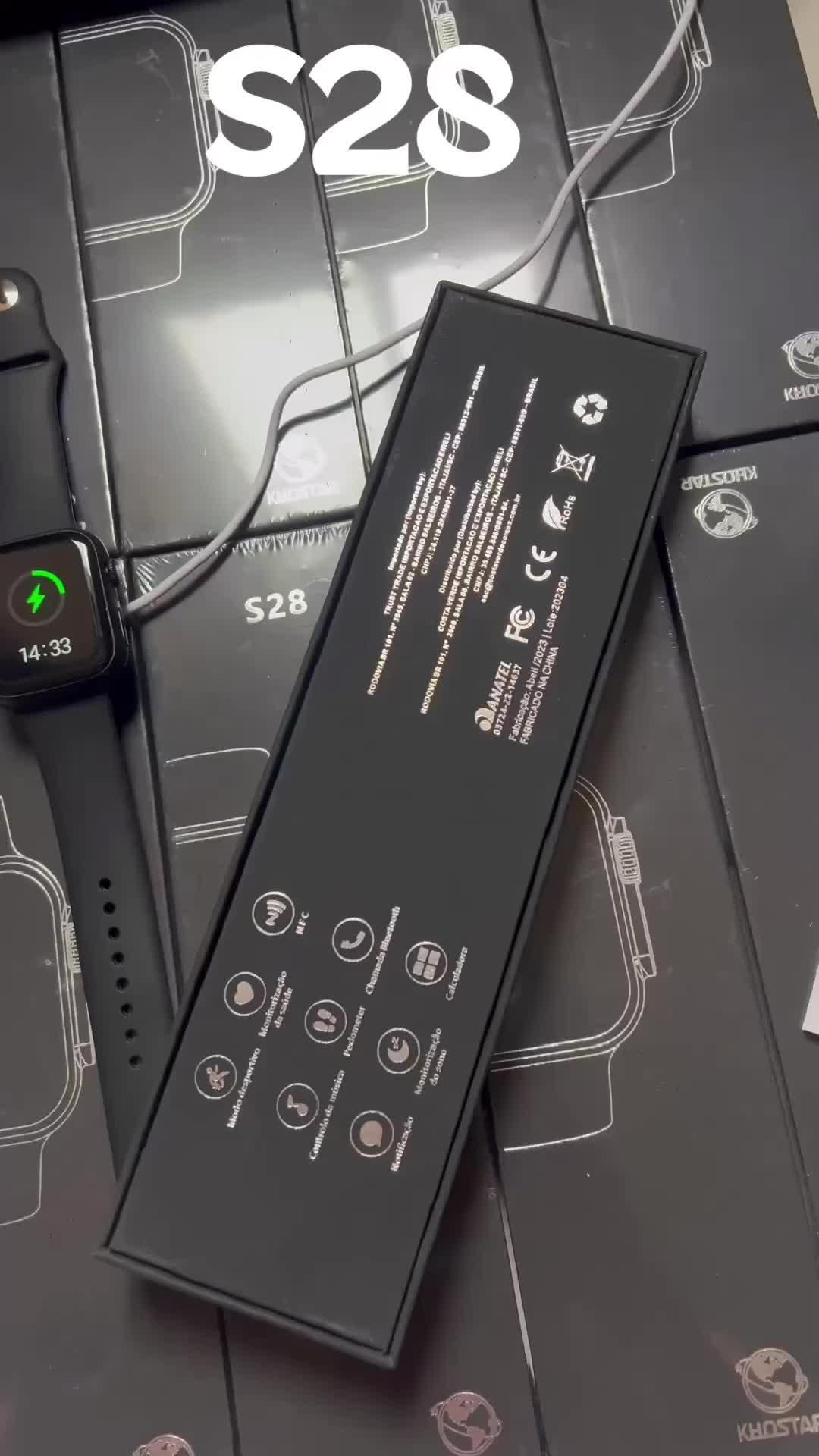 Smartwatch Lançamento Faz É Recebe Ligações Com 2 Pulseiras