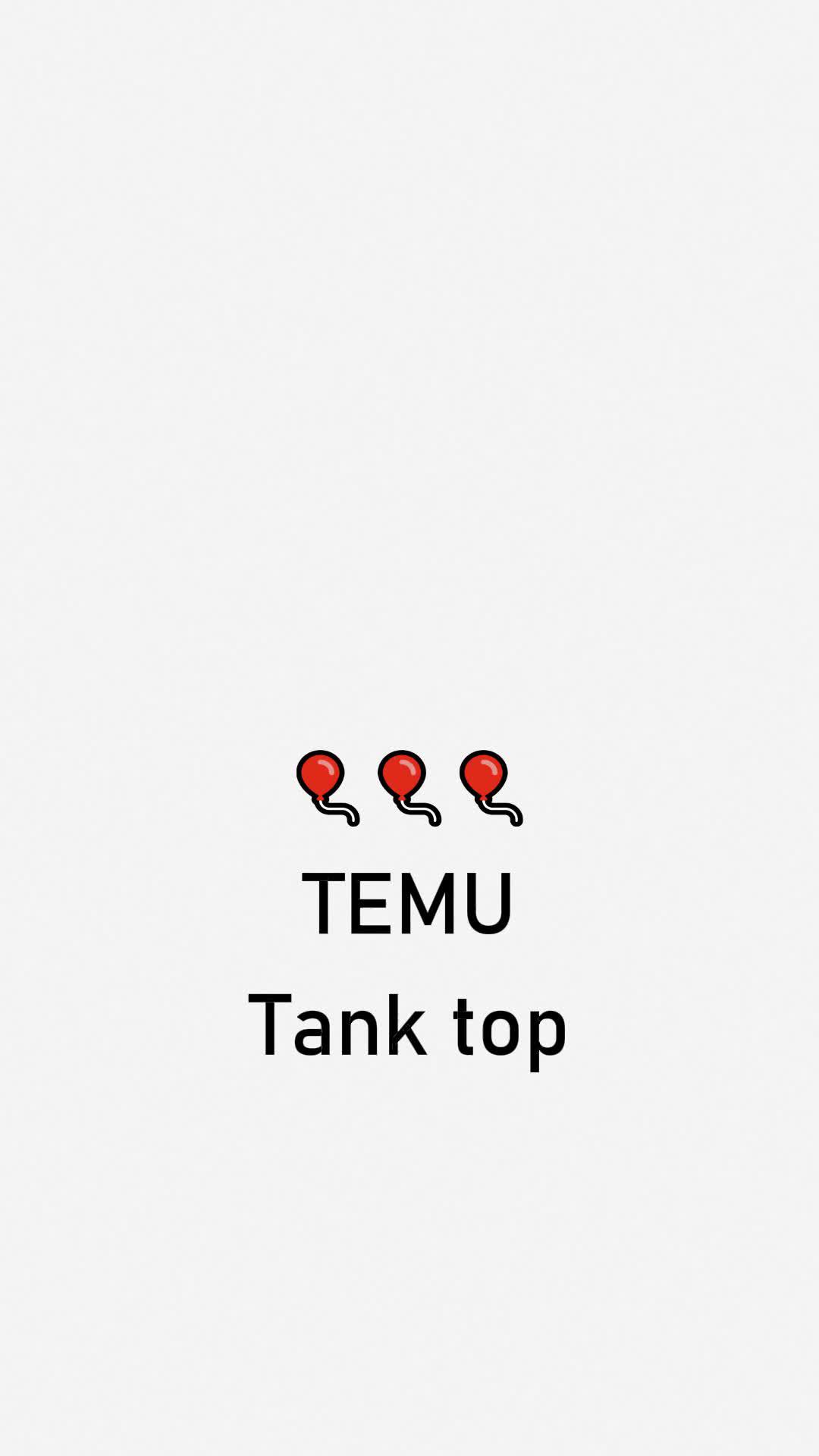 TEMU Tank top Code: dpm5569 for #temu up to 90% off or check link in 🔍90% off code: dpm5569 https://temu.to/m/u6z1eqhe3nn (app new users only with qualifying orders) Free shipping on items shipped from Temu, Free Returns for up to 90 days! #temuoutfits #temustyle #summeroutfits #tryonhaul #outfitideas #ootd #summerdress #sumner #2024trends