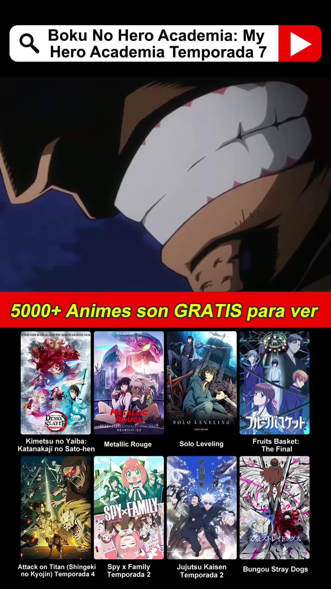 Descárgalo para ver el anime de sangre caliente.