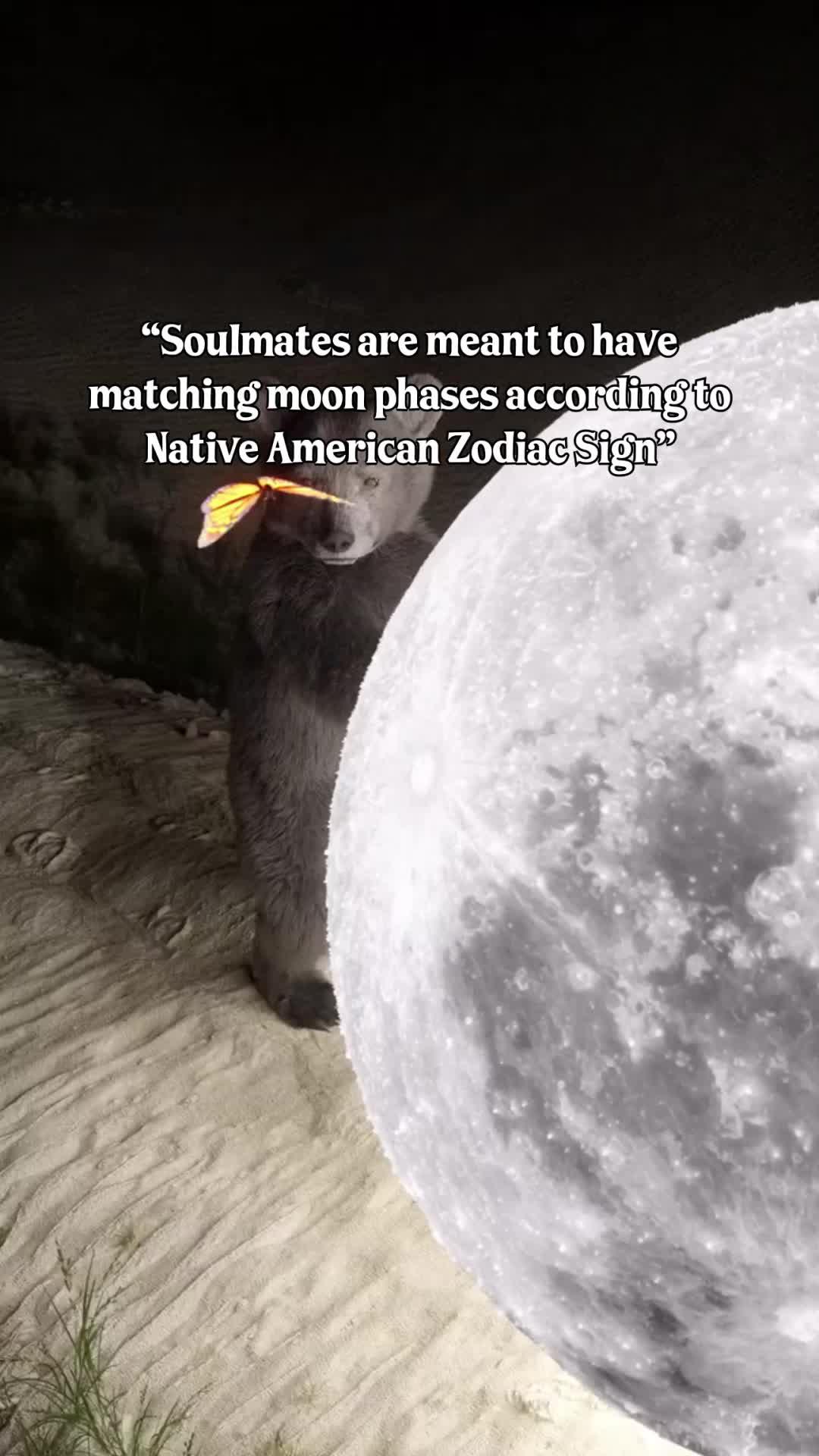 Form a 'perfect' full moon you are made for each other