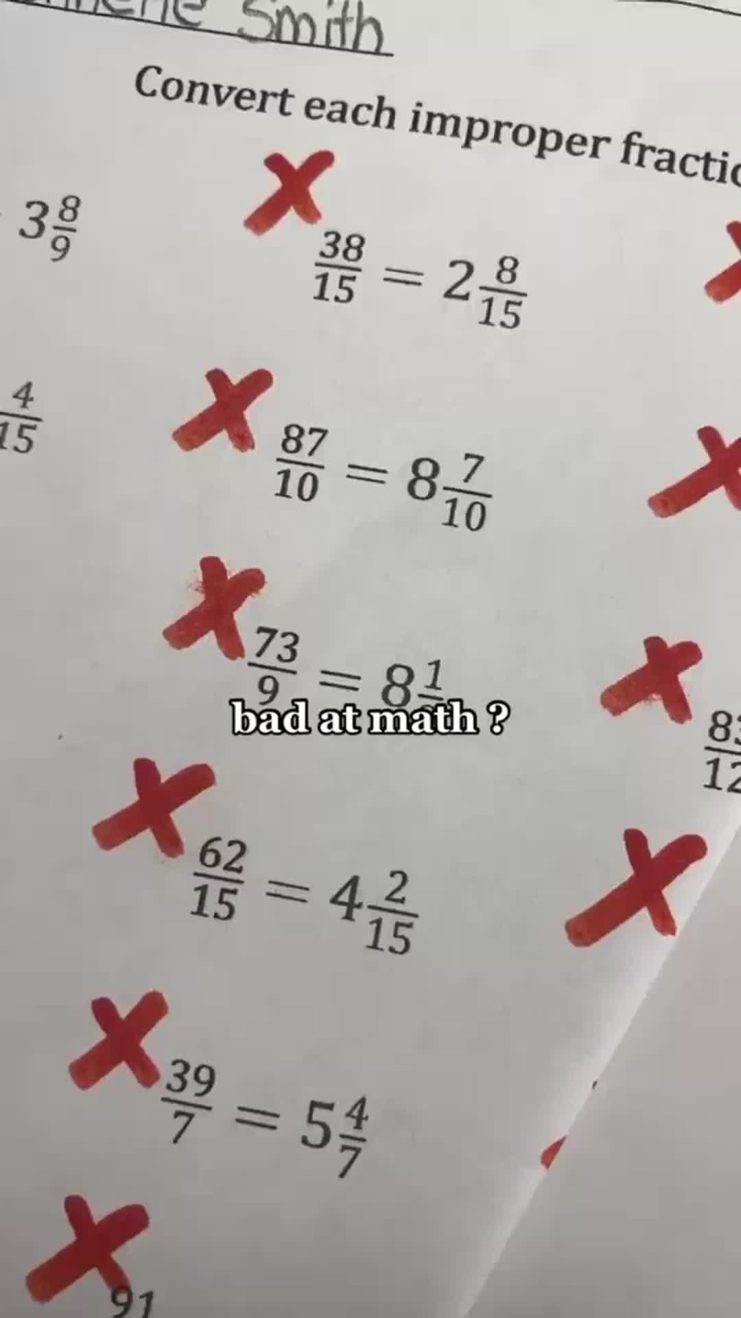 What about math problem that  I can't do?