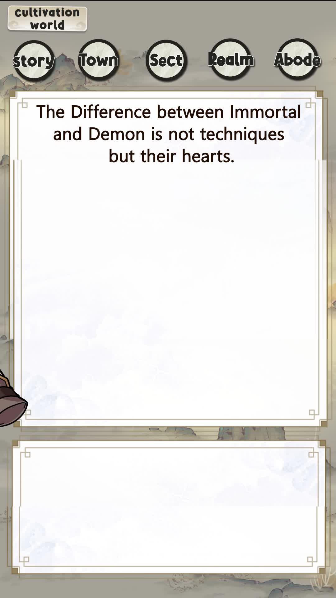 To become divinity or demon? Choose your path.