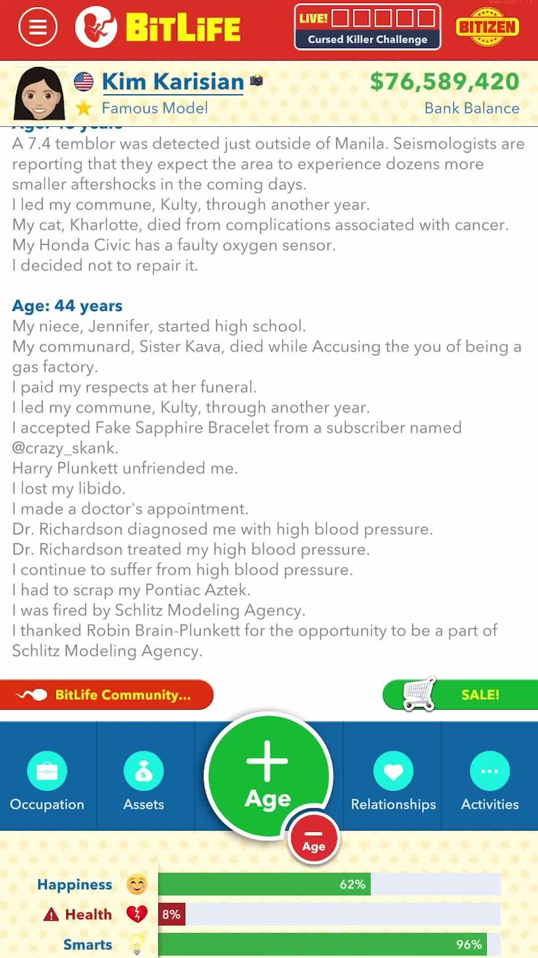 Live your best live with Bitlife!