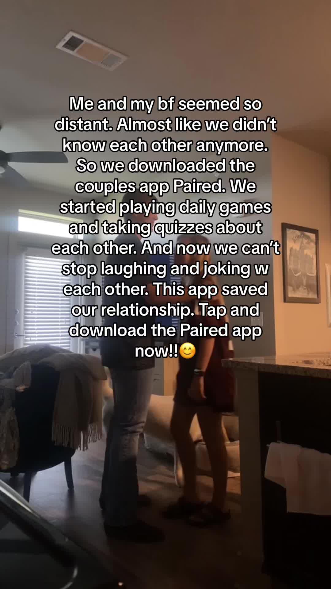 I need to thank the couples app Paired that helped me get through this.