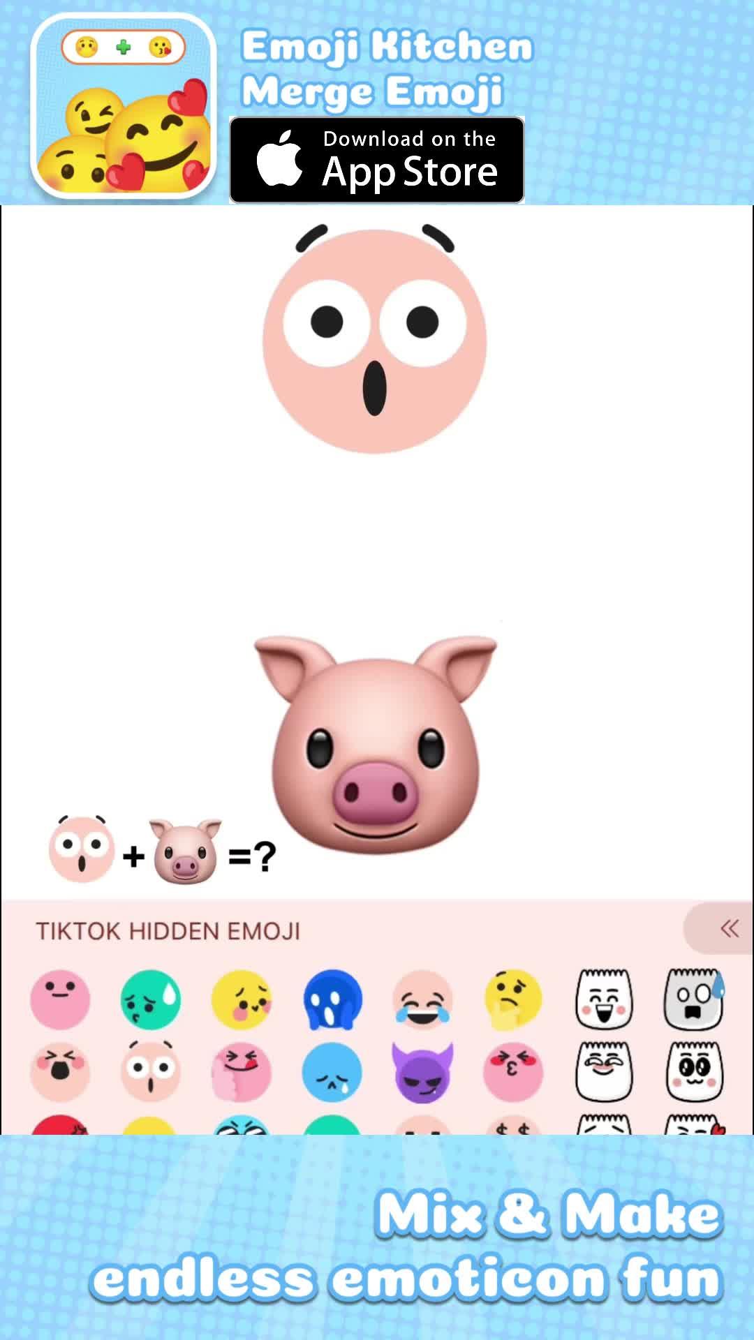 Blend and match your favorite emojis with Emoji Kitchen - Merge Emoji!
