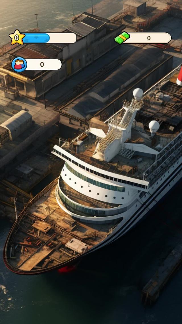 Ready to build your cruise? Tourists have already bought their tickets. Deep simulation experience.