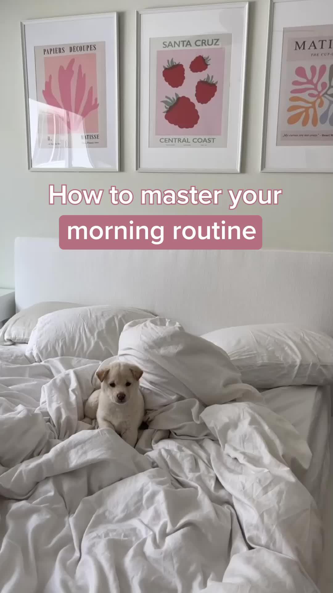 Position yourself for success with a new daily routine. Download the Productive app now! #productiveapp #morningroutineaesthetic #ad