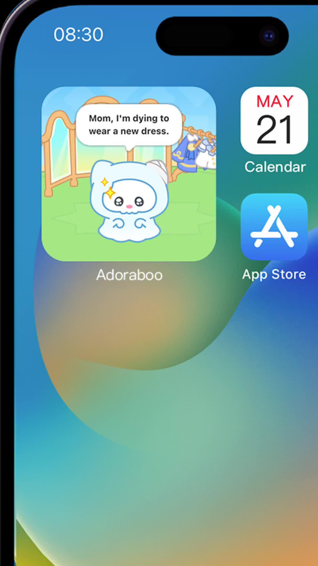 Raise a boo on your homescreen