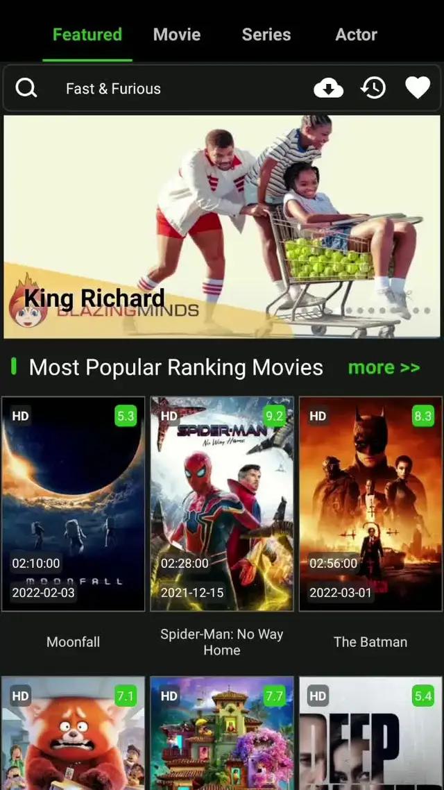 Your go to for the latest hit series and movies!!
