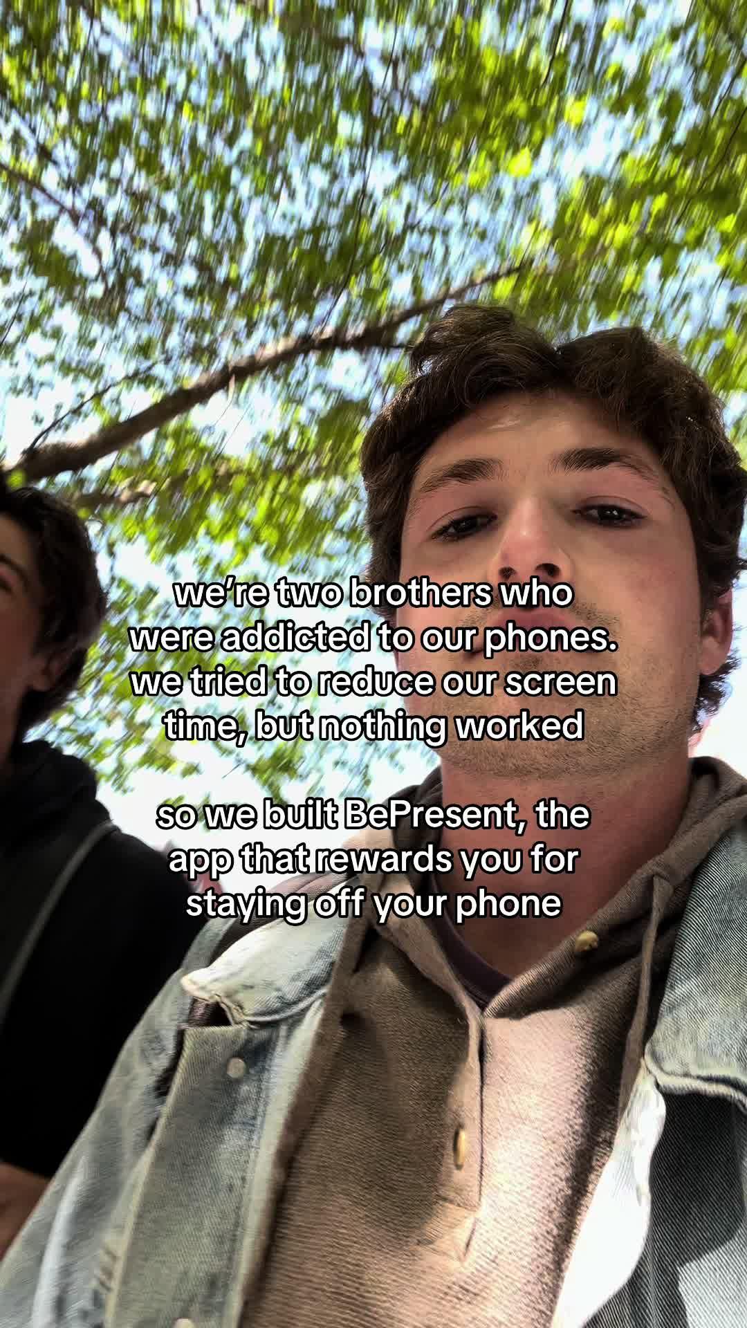 we quit our jobs to solve the defining problem of our generation. break your phone addiction today #bepresent #focus #screentime