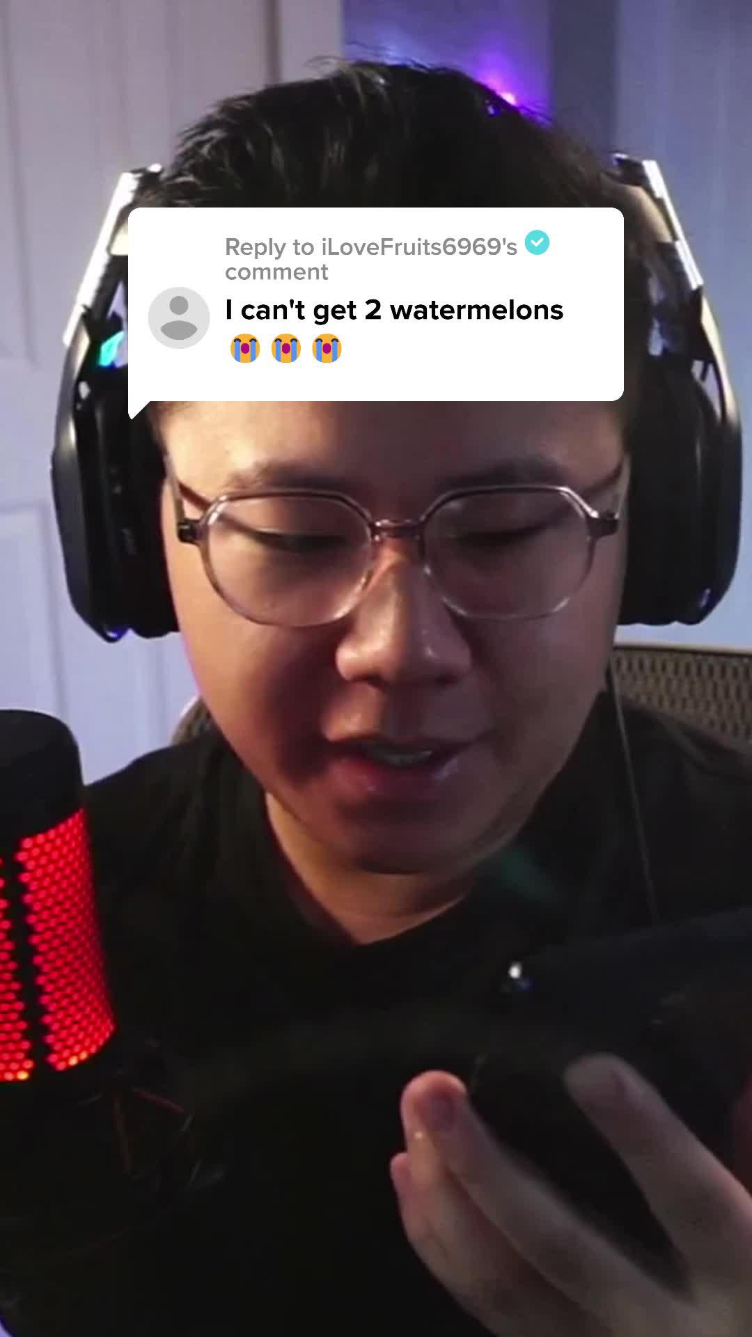 Can you reach the watermelon?