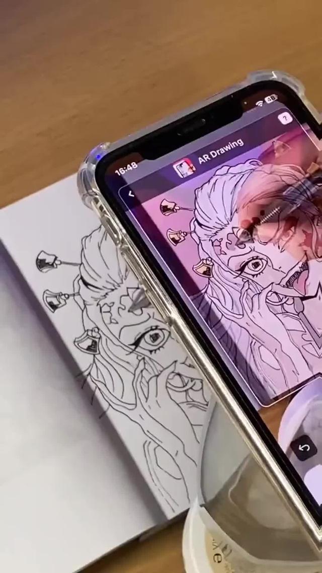Draw easier with this AR Draw app!