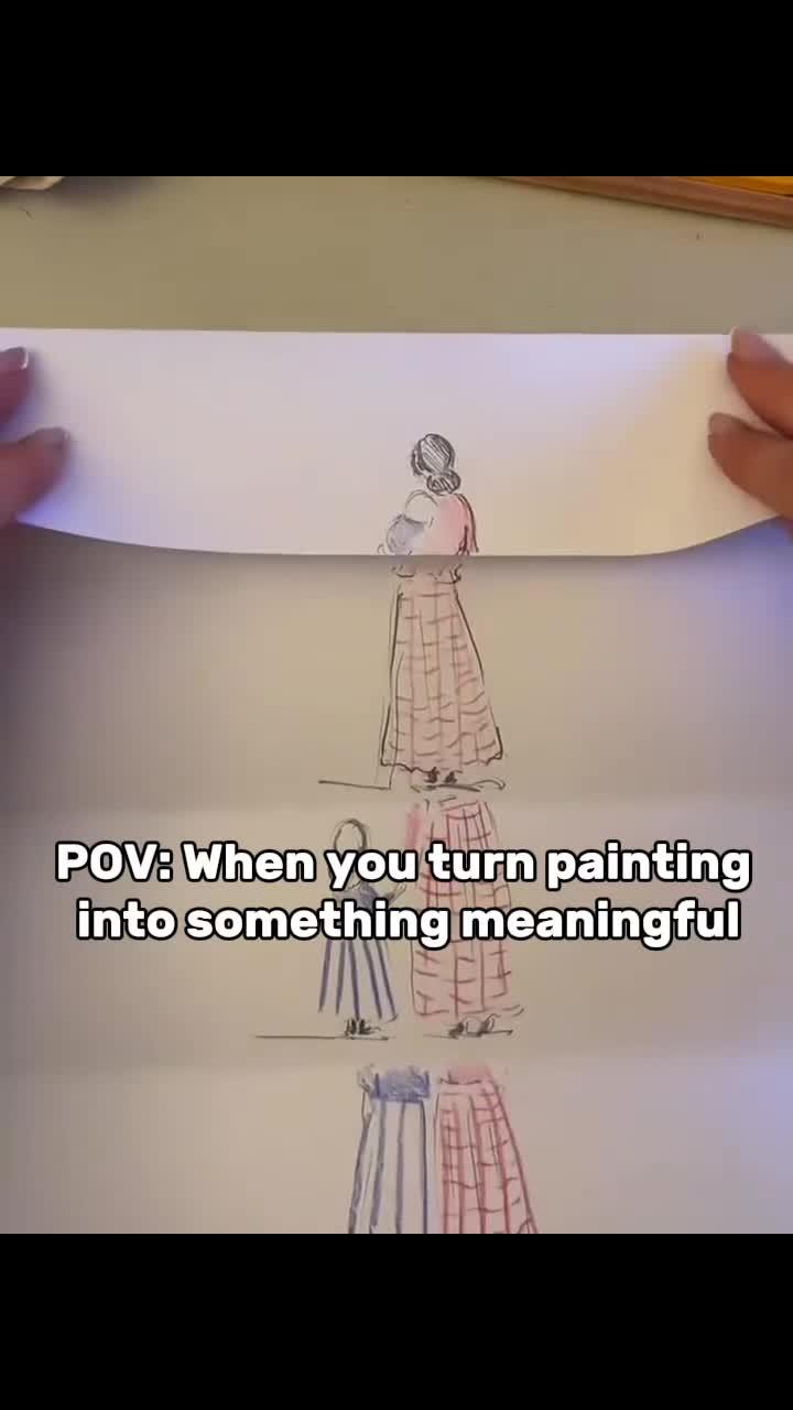 Make a sketch and paint it