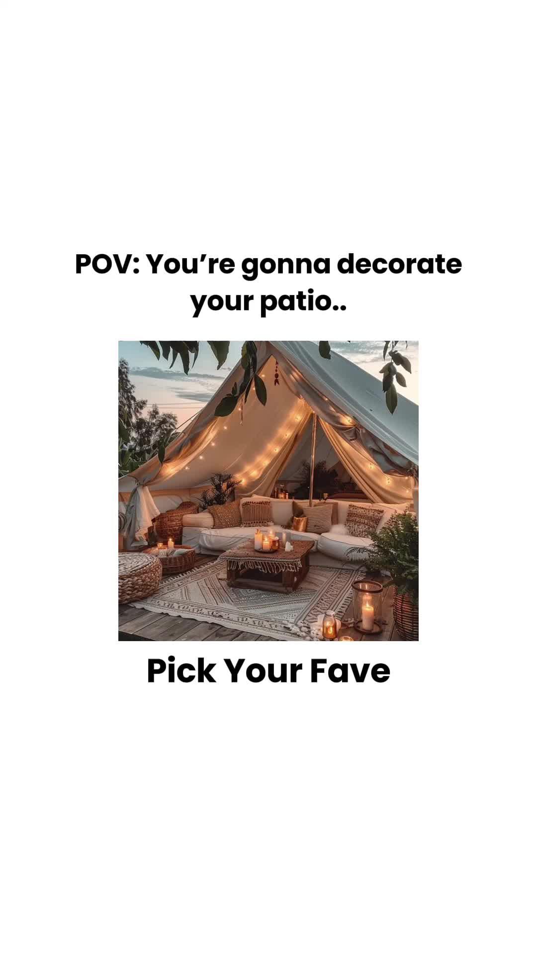 pov: you're gonna decorate your pation...pick you fave #fyp #patio #balcony #ikea #apartment #florida #patiodecor