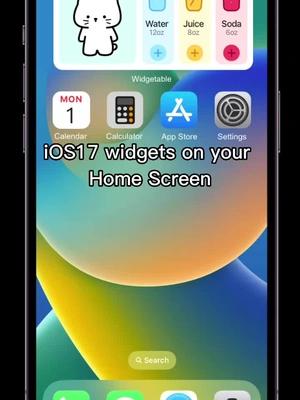 iOS17 widgets on your home screen
