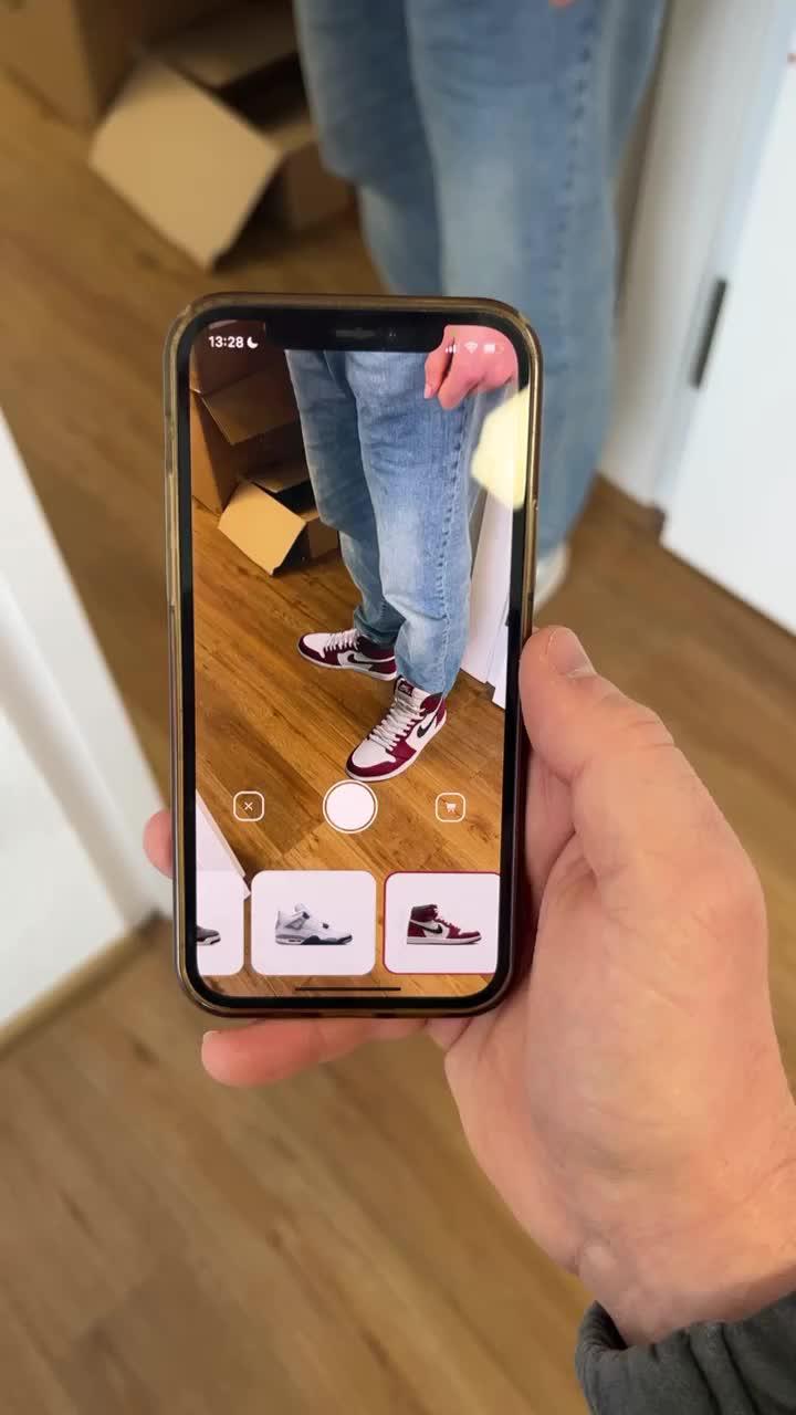 Ihr könnt die schuhe jetzt auch anprobieren