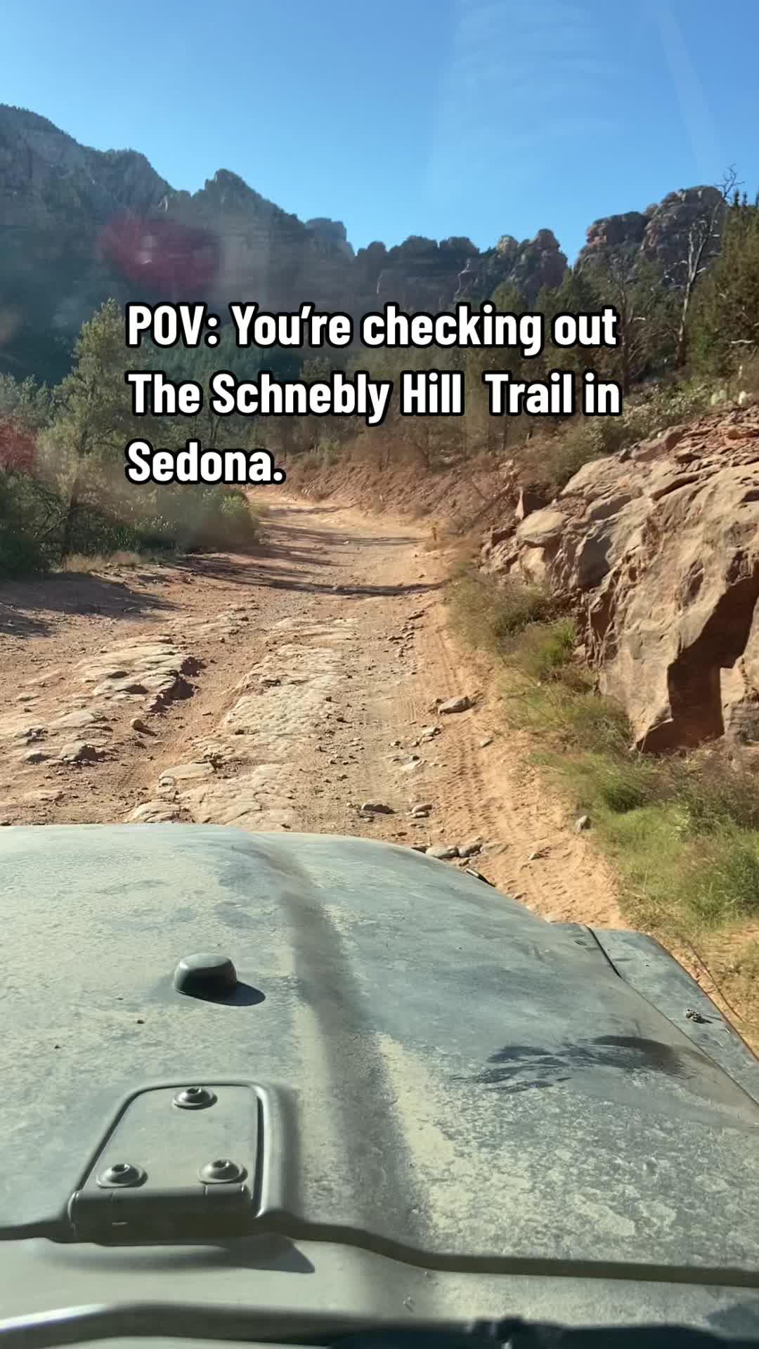 If you're going to Sedona from Flagstaff, Schnebly Hill Road is a really fun way to travel. The route offers phenomenal scenery, including massive red rock buttes and a thick, healthy forest. Take your time and explore some of the many hiking trails available along the way.