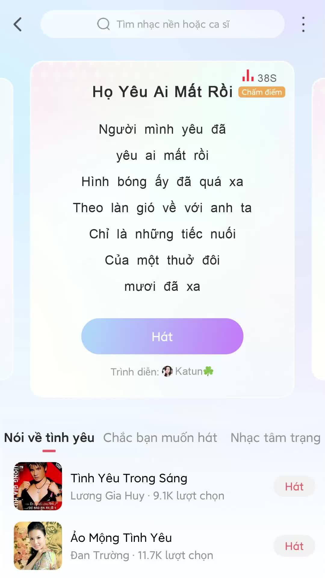 Vào SingNow cùng ca hát