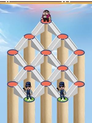 Catch the fugitive within three steps