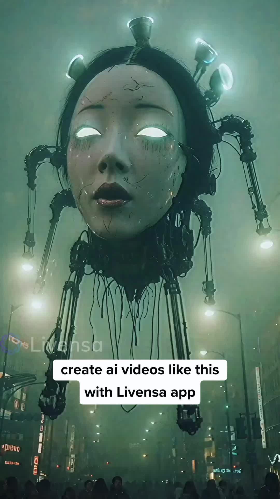 Create Al videos with your own words on mobile