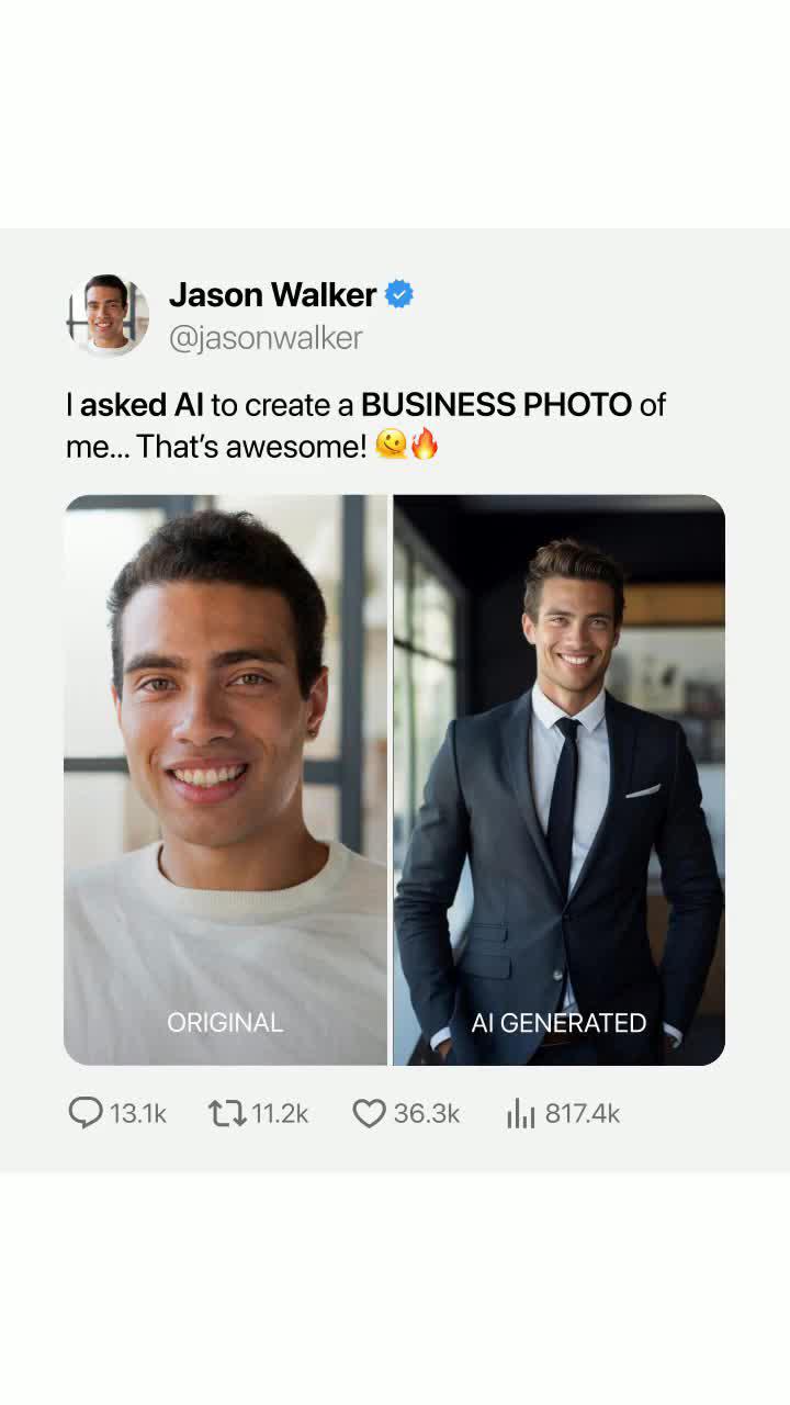 Create your AI Business Photo