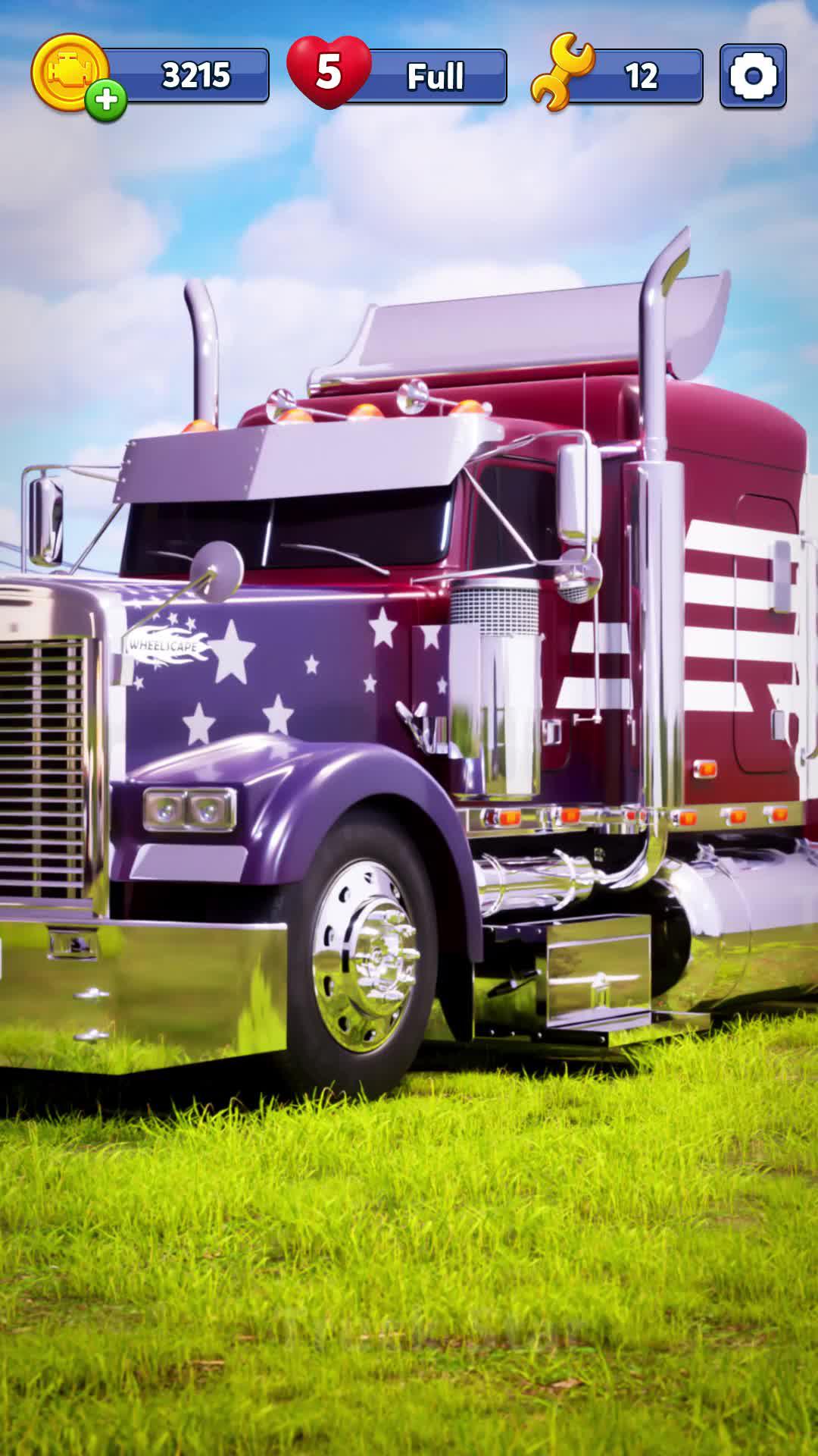 Get ready to roll with the big rigs and dive into some serious match-3 madness!