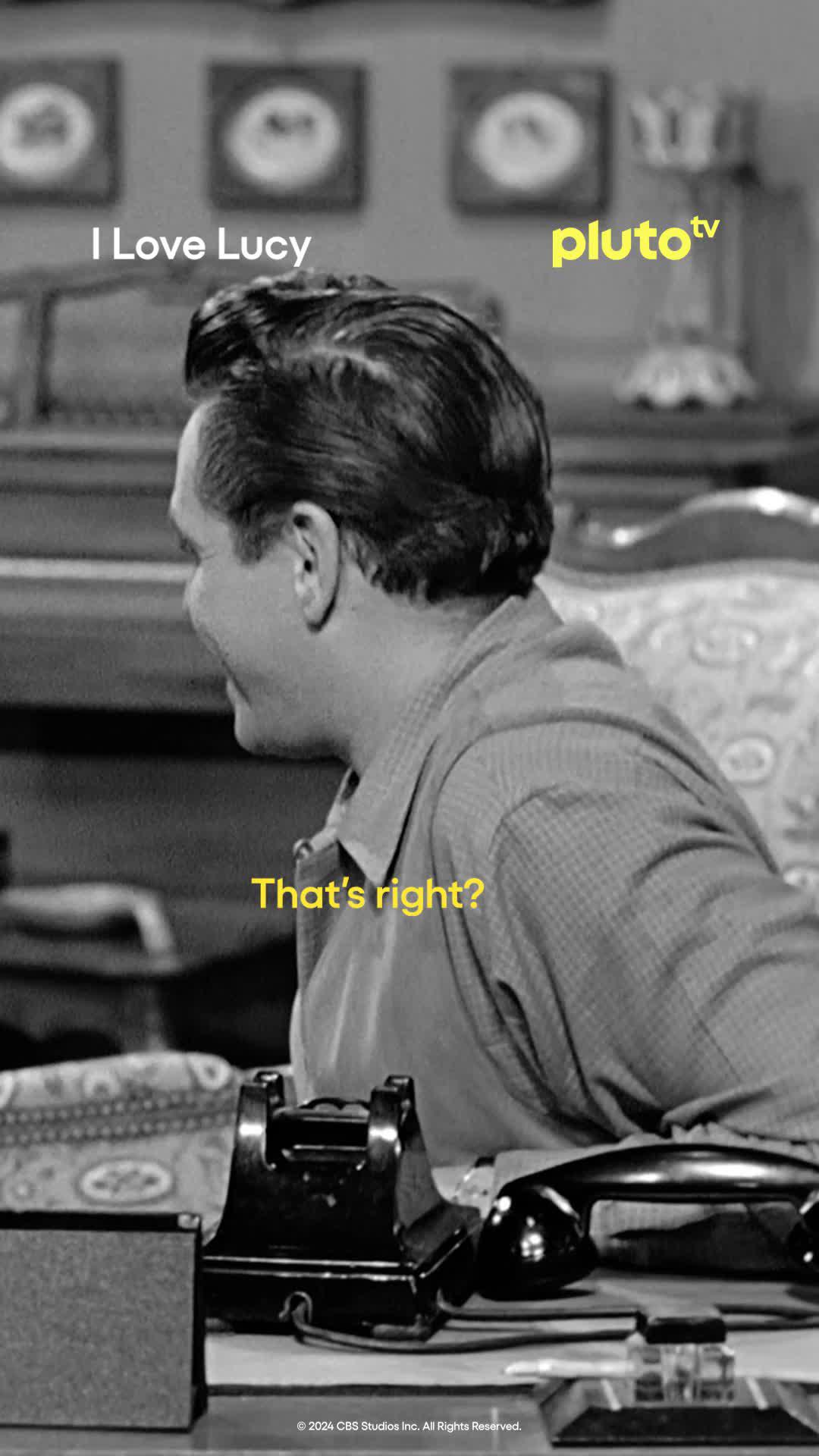 Something tells me she's gonna be in the show ... Stream Pluto TV's I Love Lucy channel for FREE!