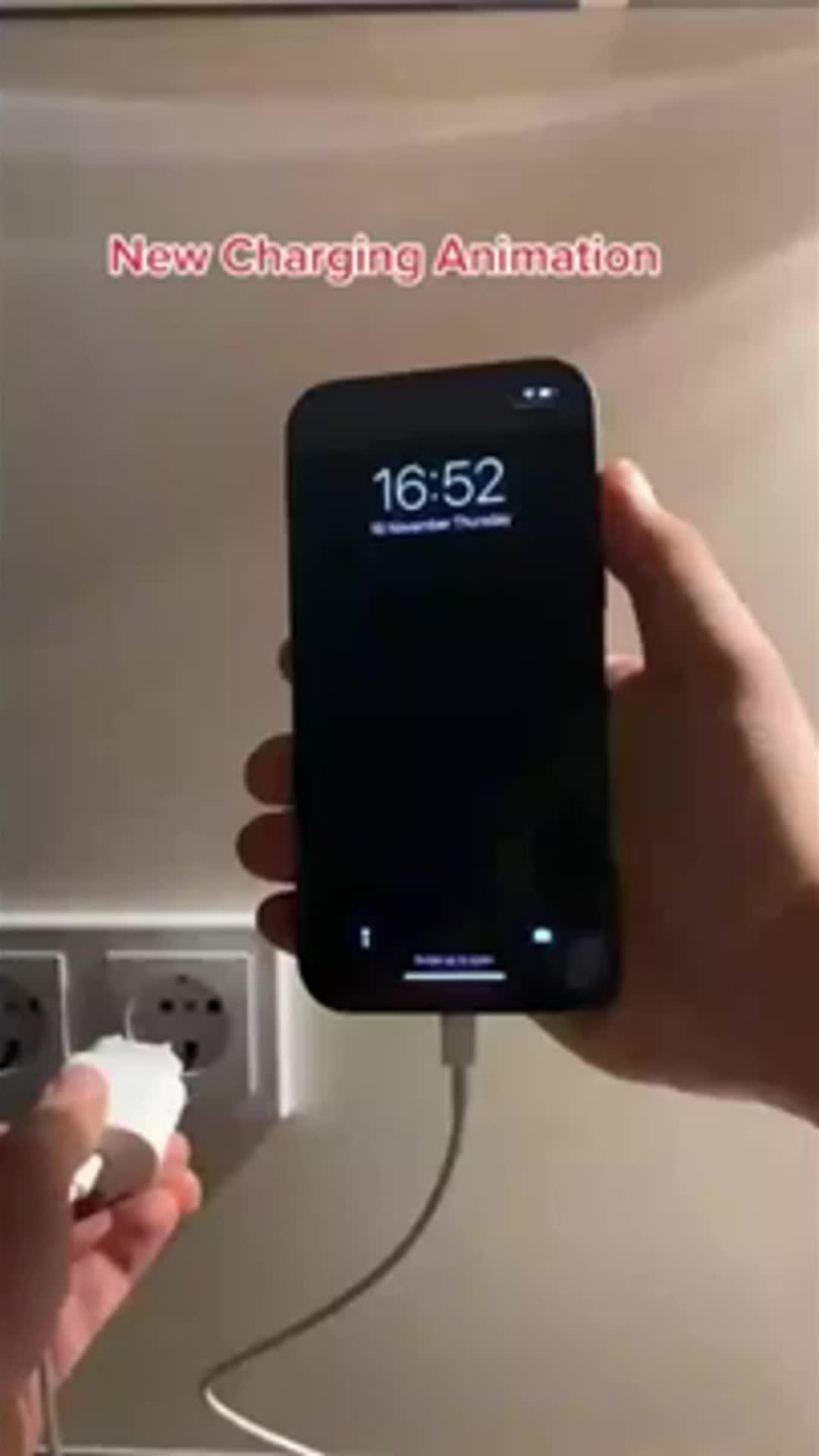 An innovative battery charging animation for your smart phone!