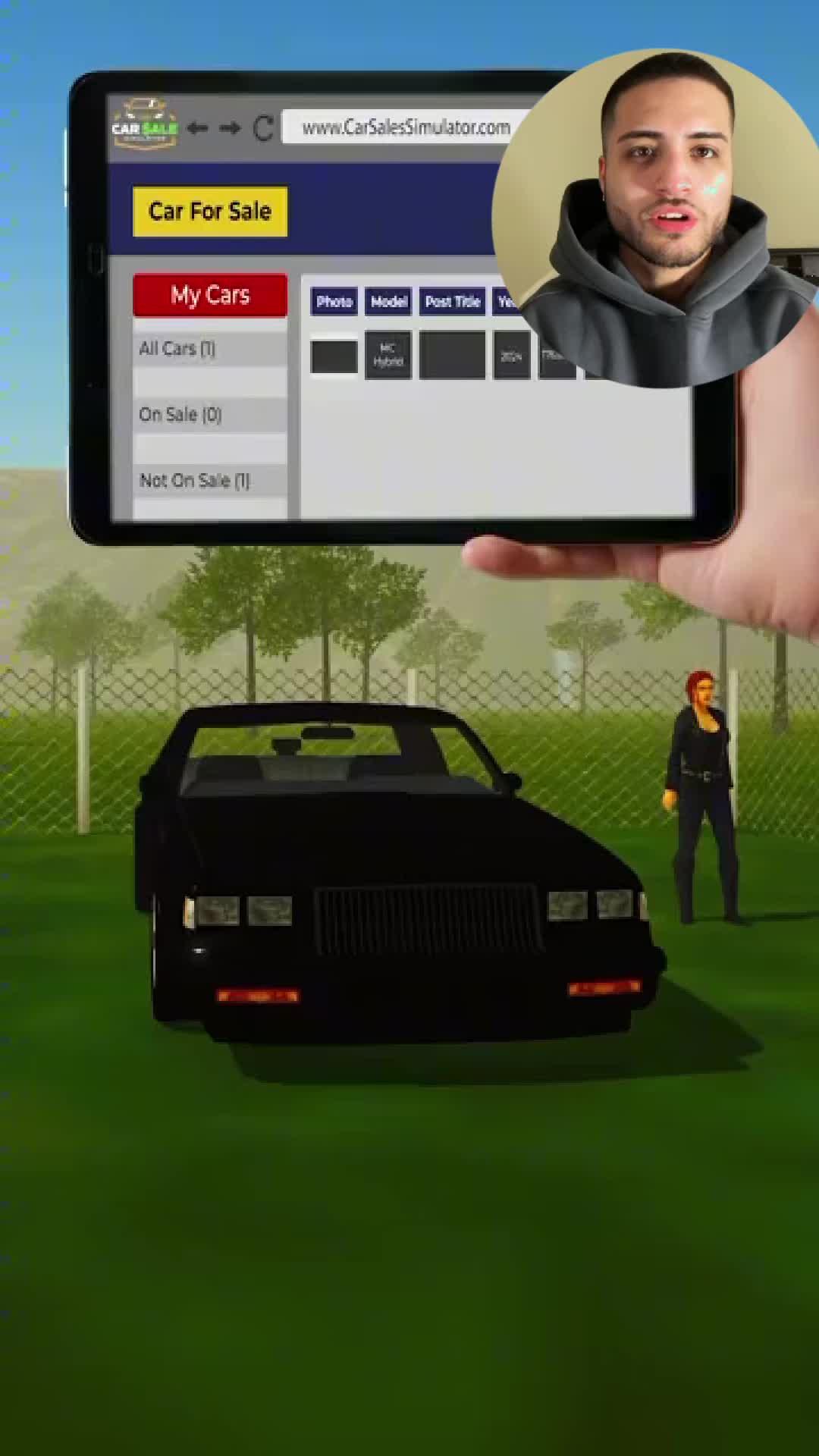 Are you able to sale a car?