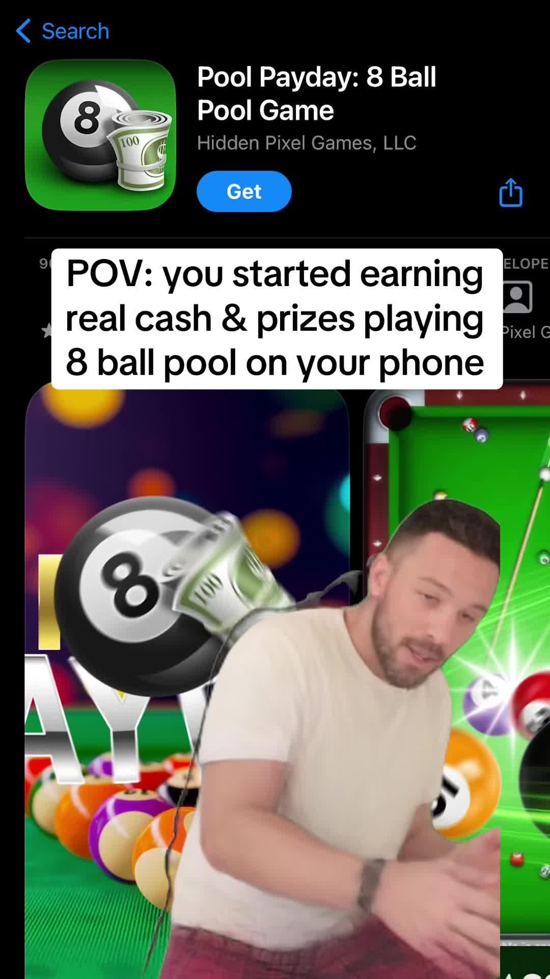 Download Pool Payday to win real cash & prizes