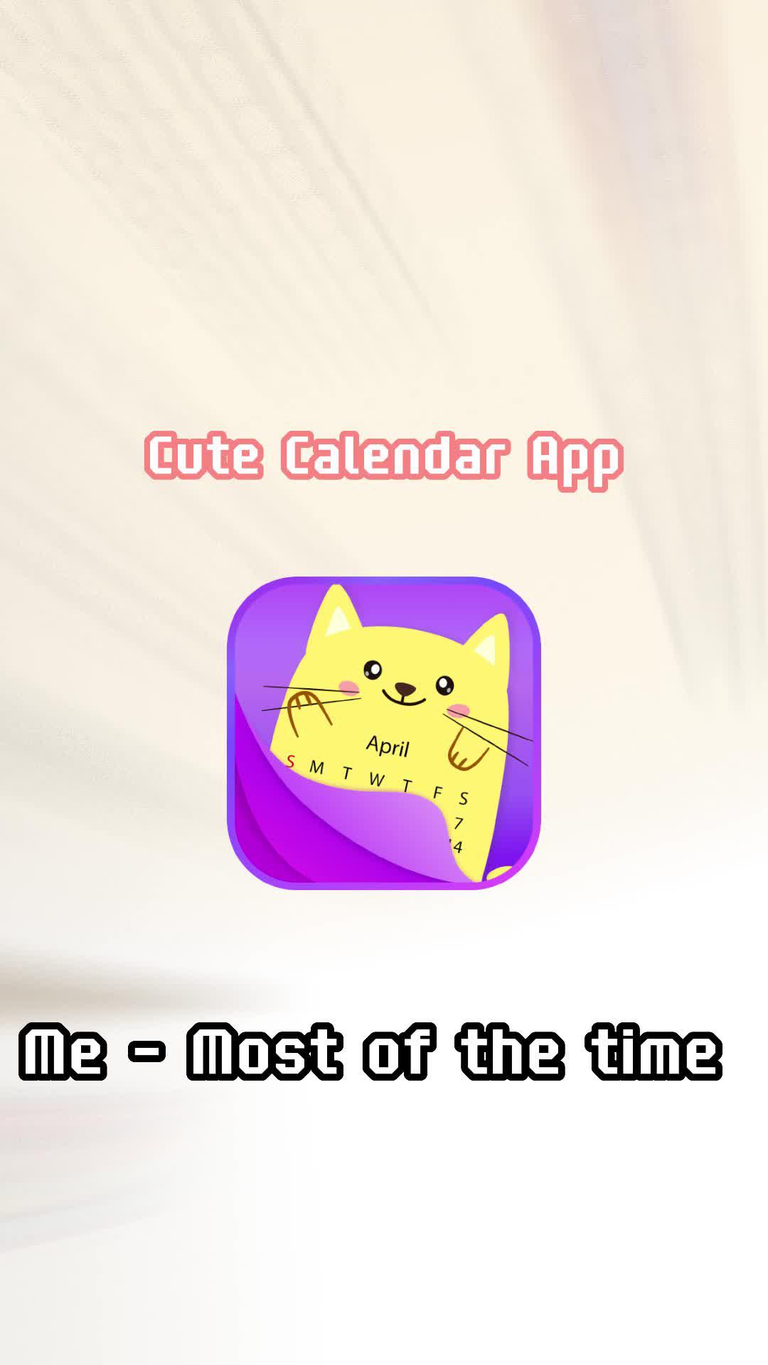 Me - Most of Time #planner #planneraddict #plannercommunity #plannertok #plan #study #studywithme #studytok #studygram #cutecalendarapp #studystudy