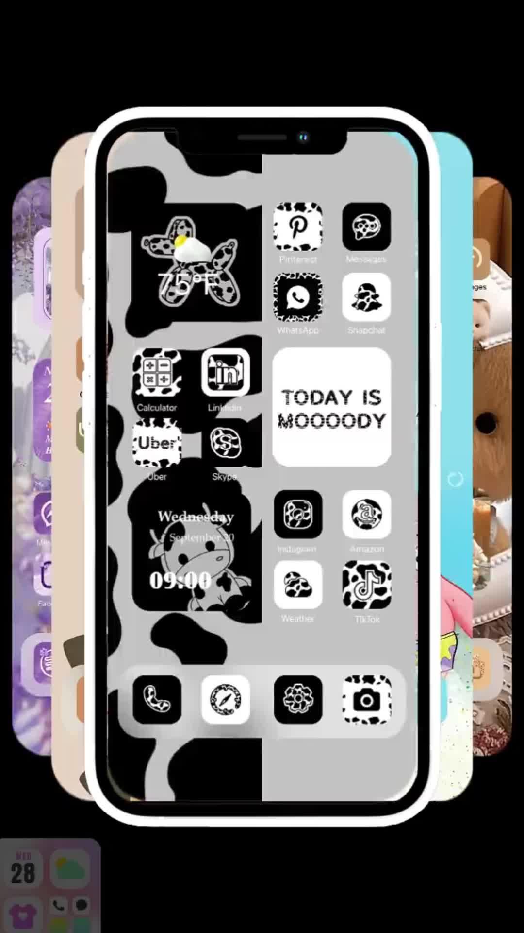 Set exclusive widgets & themes for your Phone