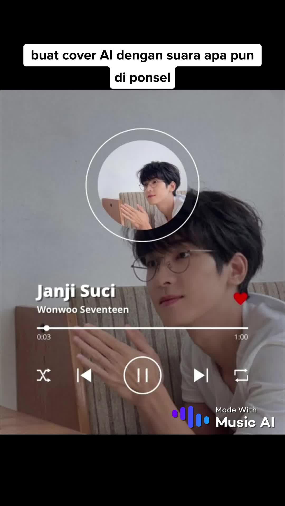 Buat cover AI dengan suara Anda sendiri di ponsel