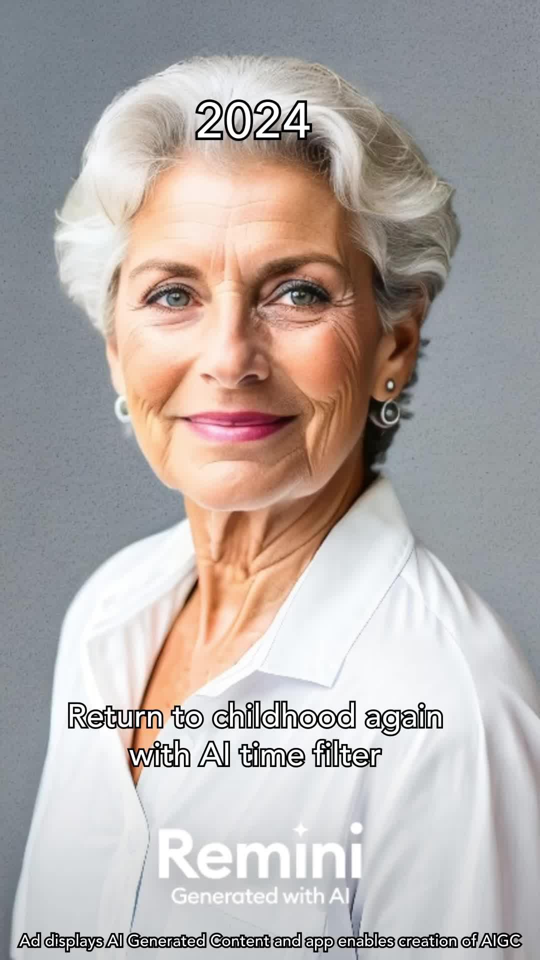 Life long journey in 20 seconds thanks to AI