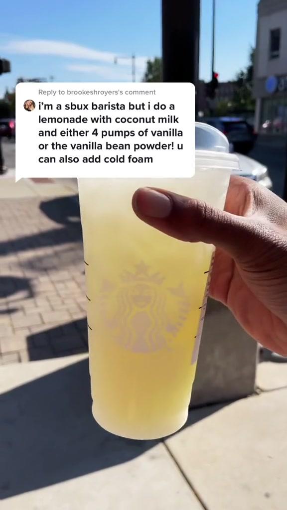 Coconut Lemonade🥥🍋💛☀️ Recipe via bio! #starbucksdrinksmenu #fyp #starbucksdrinks #starbucks #starbuckslover #starbuckscoffee #starbuckscoffee #starbucksrecipes #starbucksicedcoffee