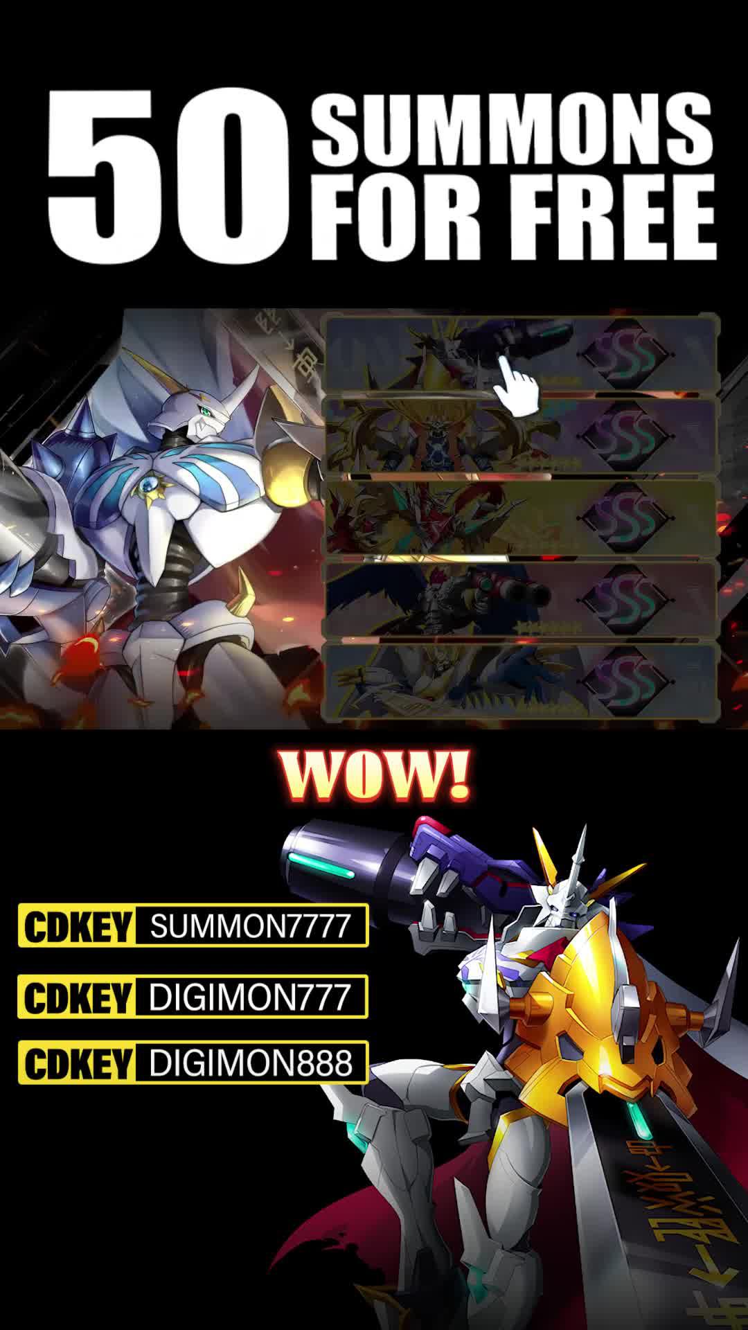 Free and new gift code summon7777