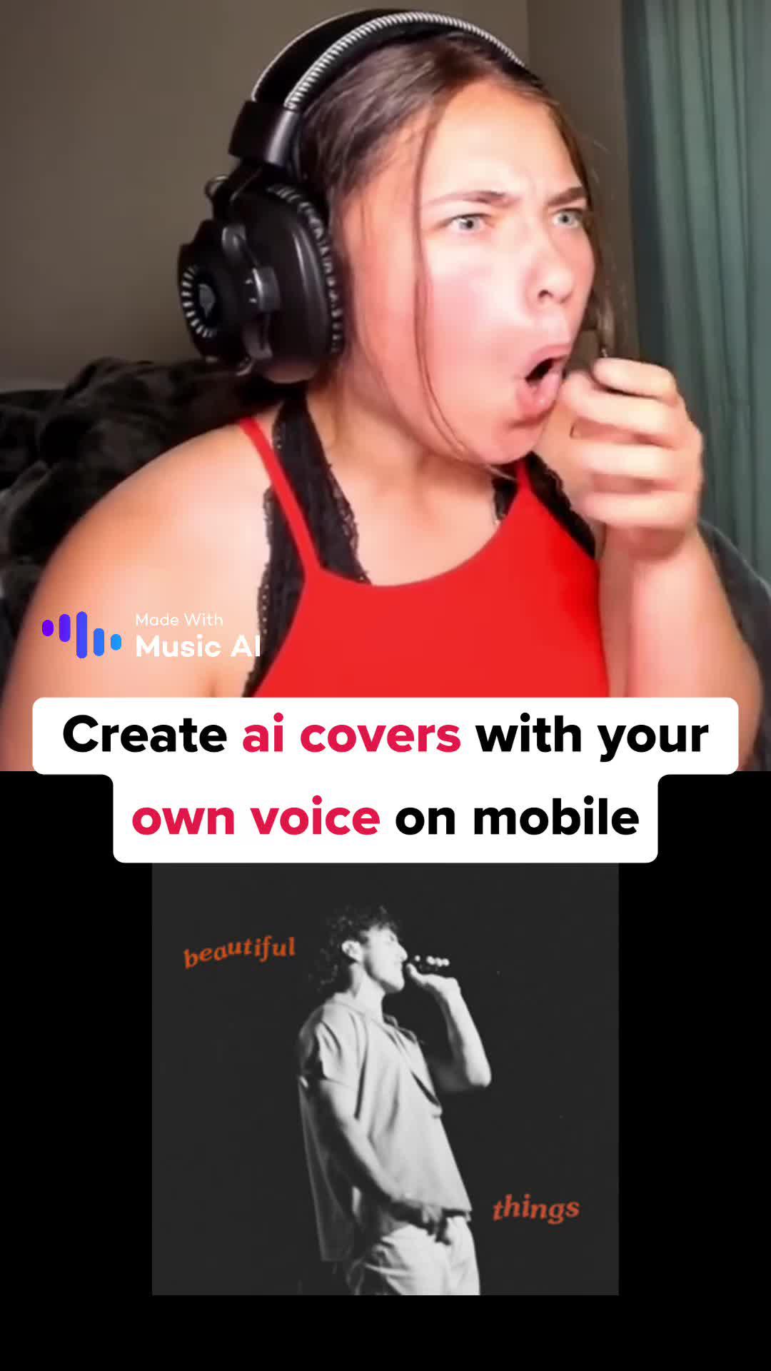 Create AI covers with your own voice on mobile