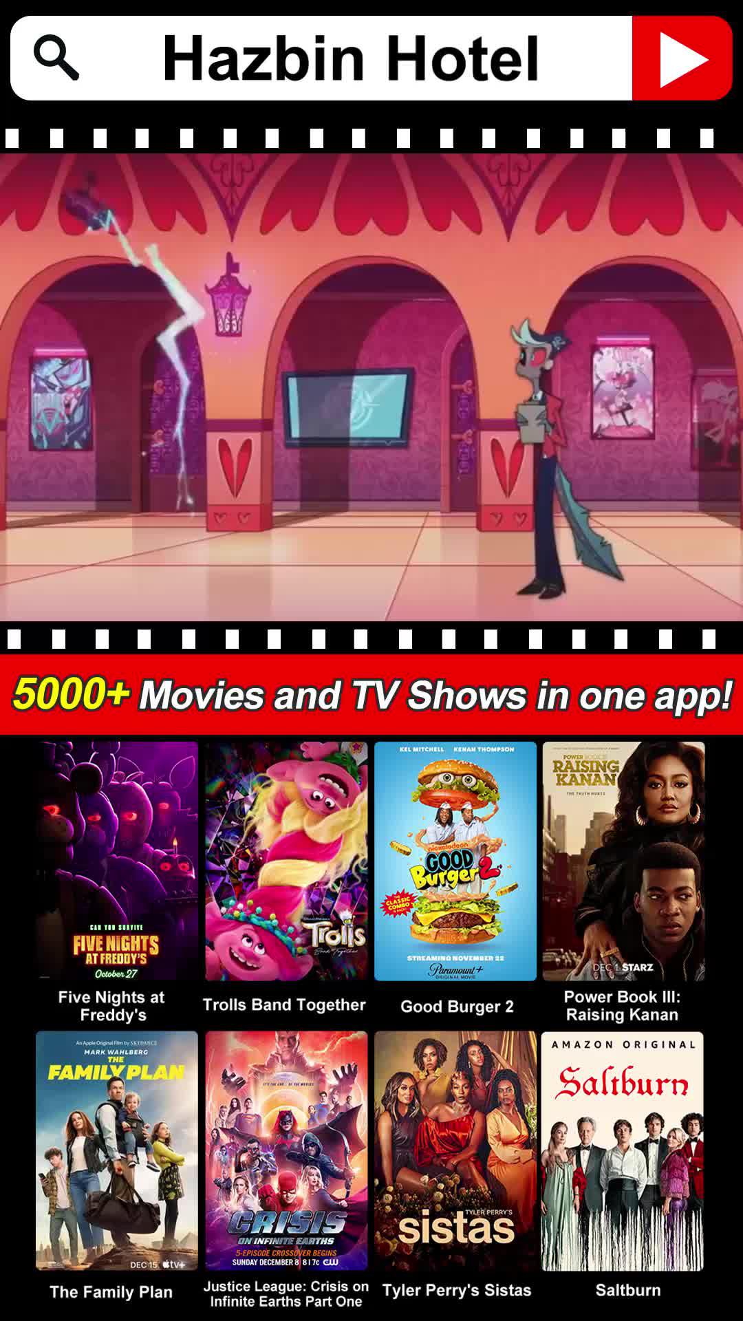 Watch blockbuster movies as you like