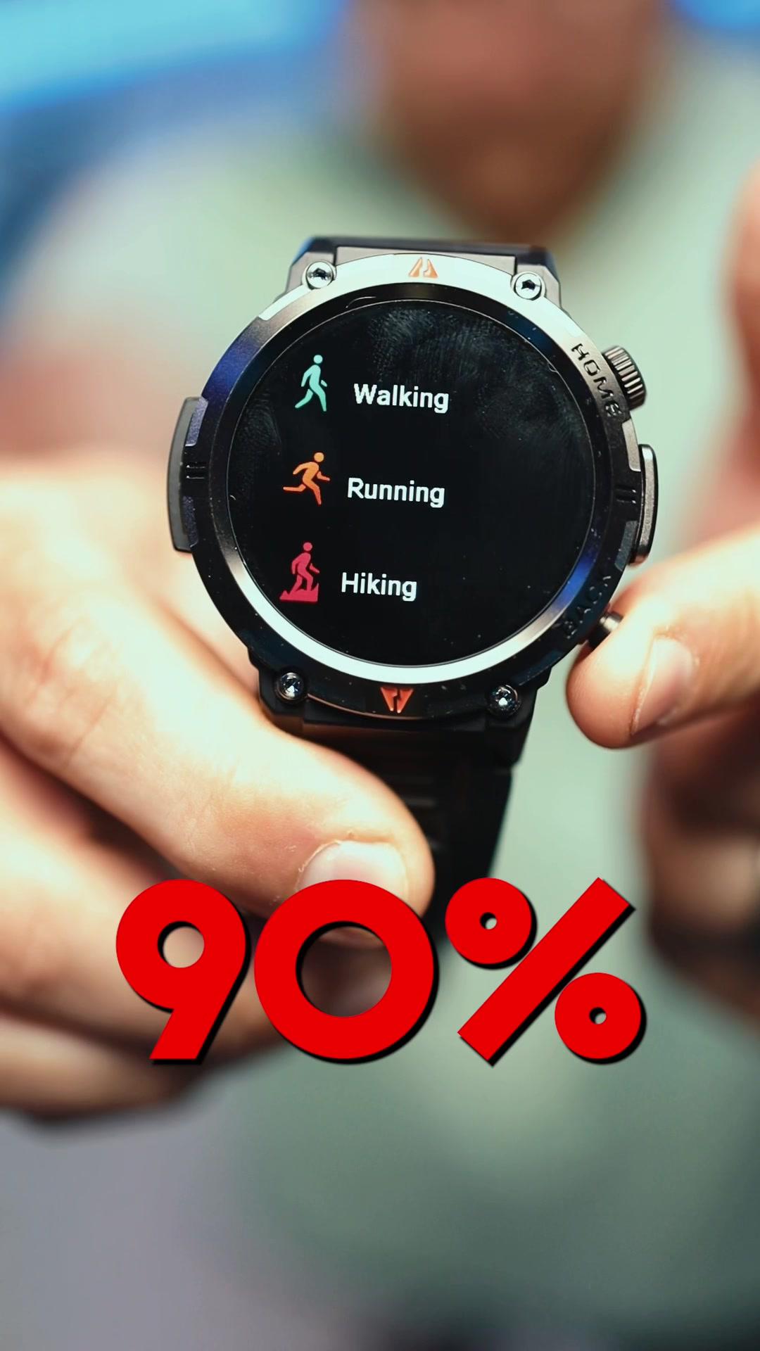 Now this is a FULLY LOADED WATCH! It is jammed packed with features and it is budget friendly! Use: dpe9236 in #temu search bar for up to 90% off! 🔗 in bi0!📦🧡 #tech #techtok #temuhaul #temufinds #temucodes #viral #trending #foryou #smartwatch #techitup