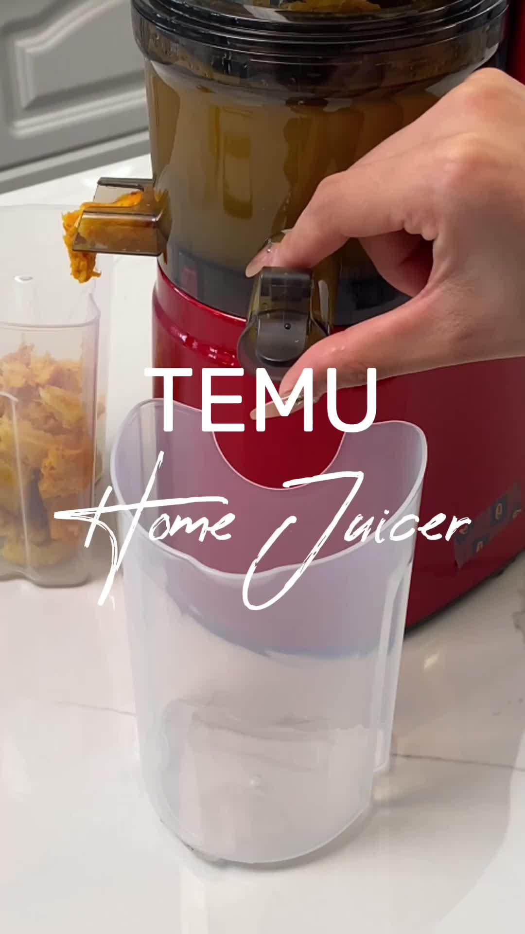 This juicer is so cool 😃 #fyp #homefinds #temu #giftideas #musthaves #temu #juicer