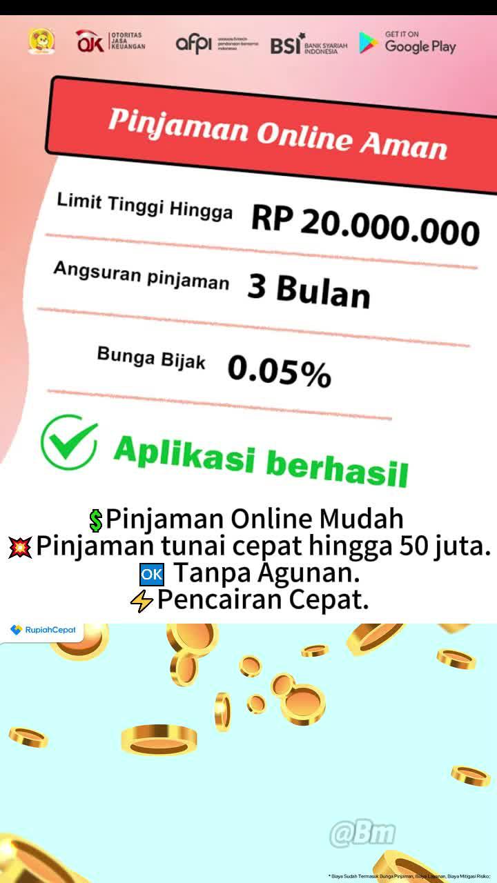 Sertifikasi OJK, bunga sangat rendah, pinjaman 60 juta, pembayaran dalam 36 kali angsuran.