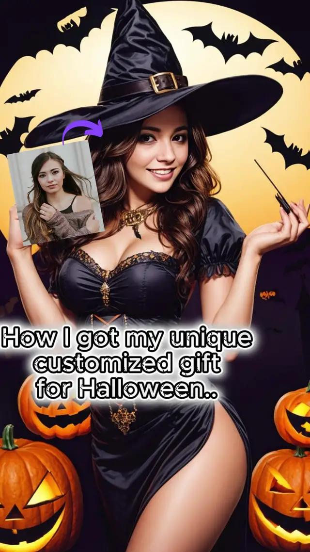 Halloween personalized gifts #printmyai #ai #halloween #spookyseason #fallfashion #halloweencostume