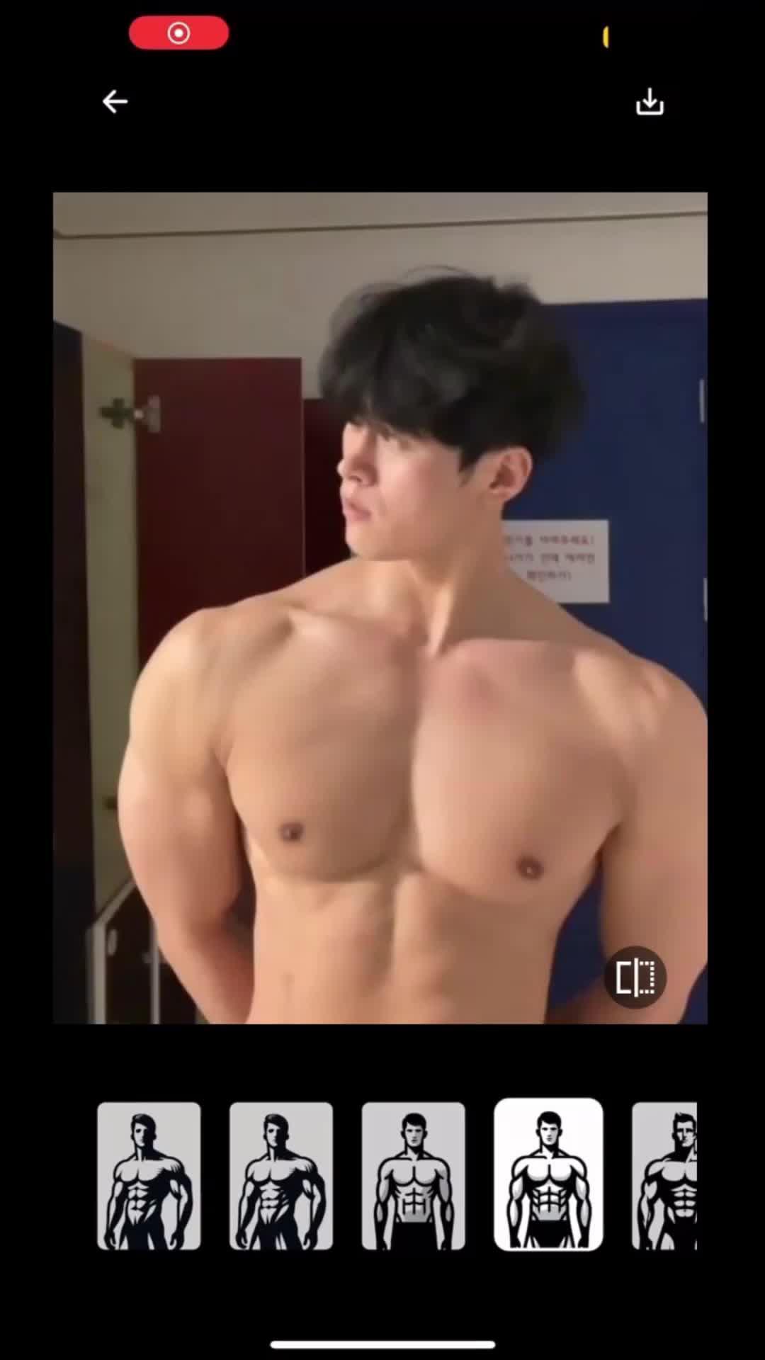 AI muscle line beautification, after seeing the effect it generates, I am motivated to do exercise