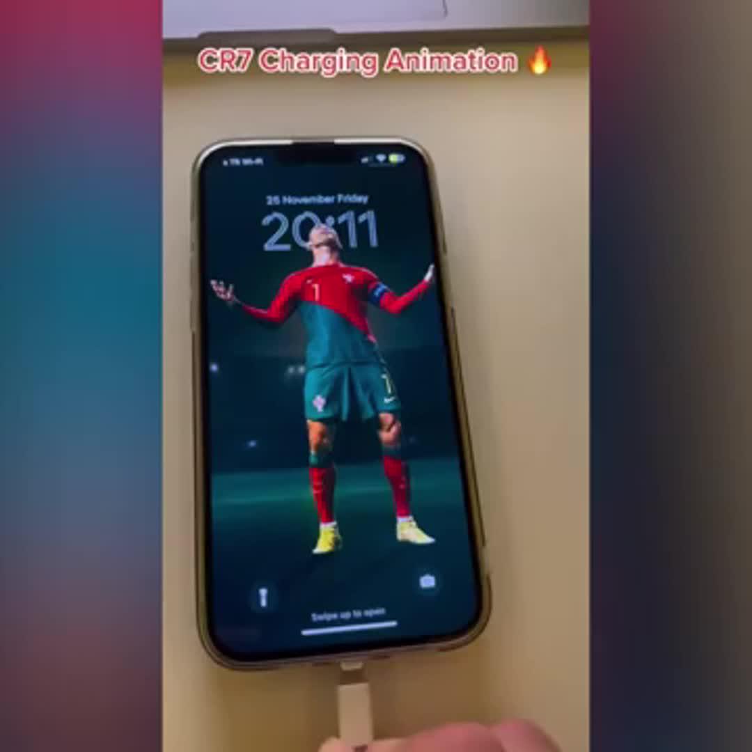 Siuuu with battery charging animation